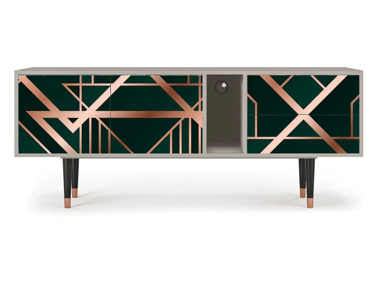 Hot Mueble de TV - 170х69х48 cm - T1 - Emerald Gatsby, Areia Bege