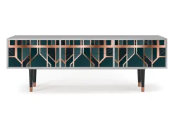 Móvel De Tv* Mueble de TV - 170х59х48 cm - T4 - Emerald Metro, Cinza Cinzento
