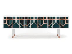 Móvel De Tv* Mueble de TV - 170х59х48 cm - T4 - Emerald Metro, Branco Bege