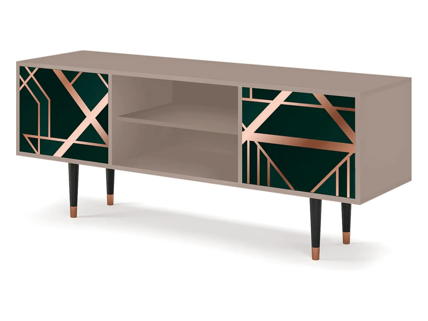Móvel De Tv* Mueble de TV - 170х69х48 cm - T2 - Emerald Gatsby, Latte Bege