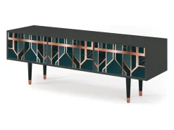 Mueble de TV - 170х59х48 cm - T4 - Emerald Metro, Antracite^ Móvel De Tv