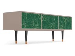 Móvel De Tv* Mueble de TV - 170х59х48 cm - T4 - Emerald Forest, Latte Bege