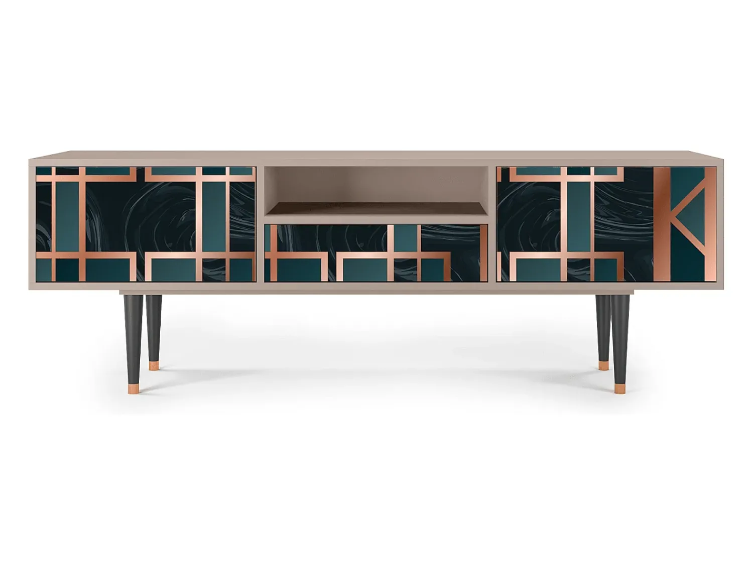 Mueble de TV - 170х59х41 cm - T6 - Emerald Metro, Latte^ Móvel De Tv
