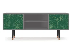 Discount Mueble de TV - 170х69х48 cm - T2 - Emerald Forest, Cinza Cinzento