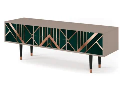 Móvel De Tv* Mueble de TV - 170х59х48 cm - T4 - Emerald Gatsby, Latte Bege