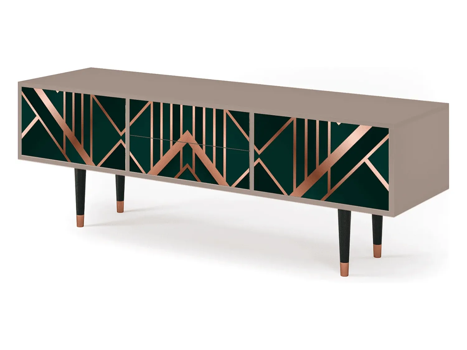 Móvel De Tv* Mueble de TV - 170х59х48 cm - T4 - Emerald Gatsby, Latte Bege