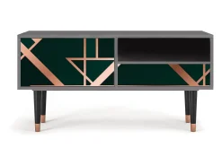 Móvel De Tv* Mueble de TV - 115х59х48 cm - T3 - Emerald Gatsby, Areia Bege