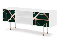 Móvel De Tv| Mueble de TV - 170х69х48 cm - T2 - Emerald Gatsby, Branco Bege