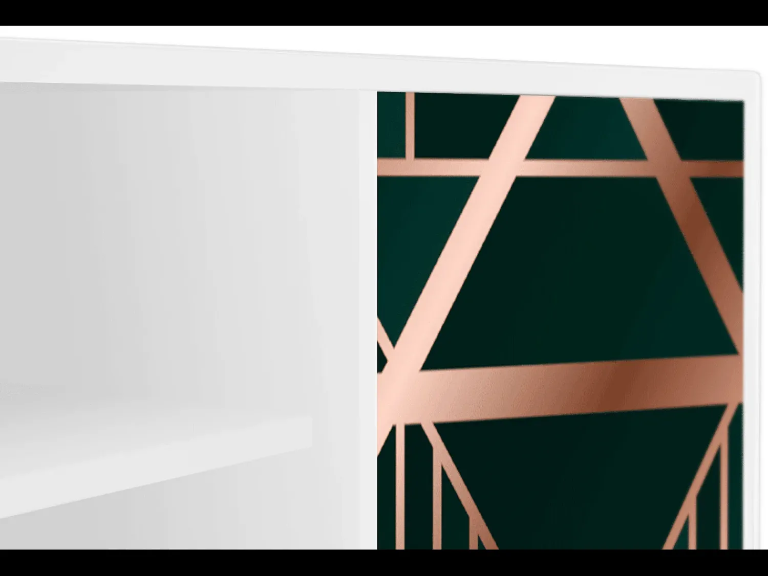Móvel De Tv| Mueble de TV - 170х69х48 cm - T2 - Emerald Gatsby, Branco Bege