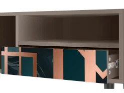 Mueble de TV - 115х59х48 cm - T3 - Emerald Metro, Latte Bege