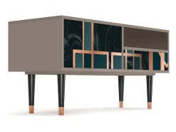 Mueble de TV - 115х59х48 cm - T3 - Emerald Metro, Latte Bege