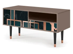 Mueble de TV - 115х59х48 cm - T3 - Emerald Metro, Latte Bege