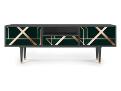 Mueble de TV - 170х59х41 cm - T6 - Emerald Gatsby, Antracite Cinza antracite