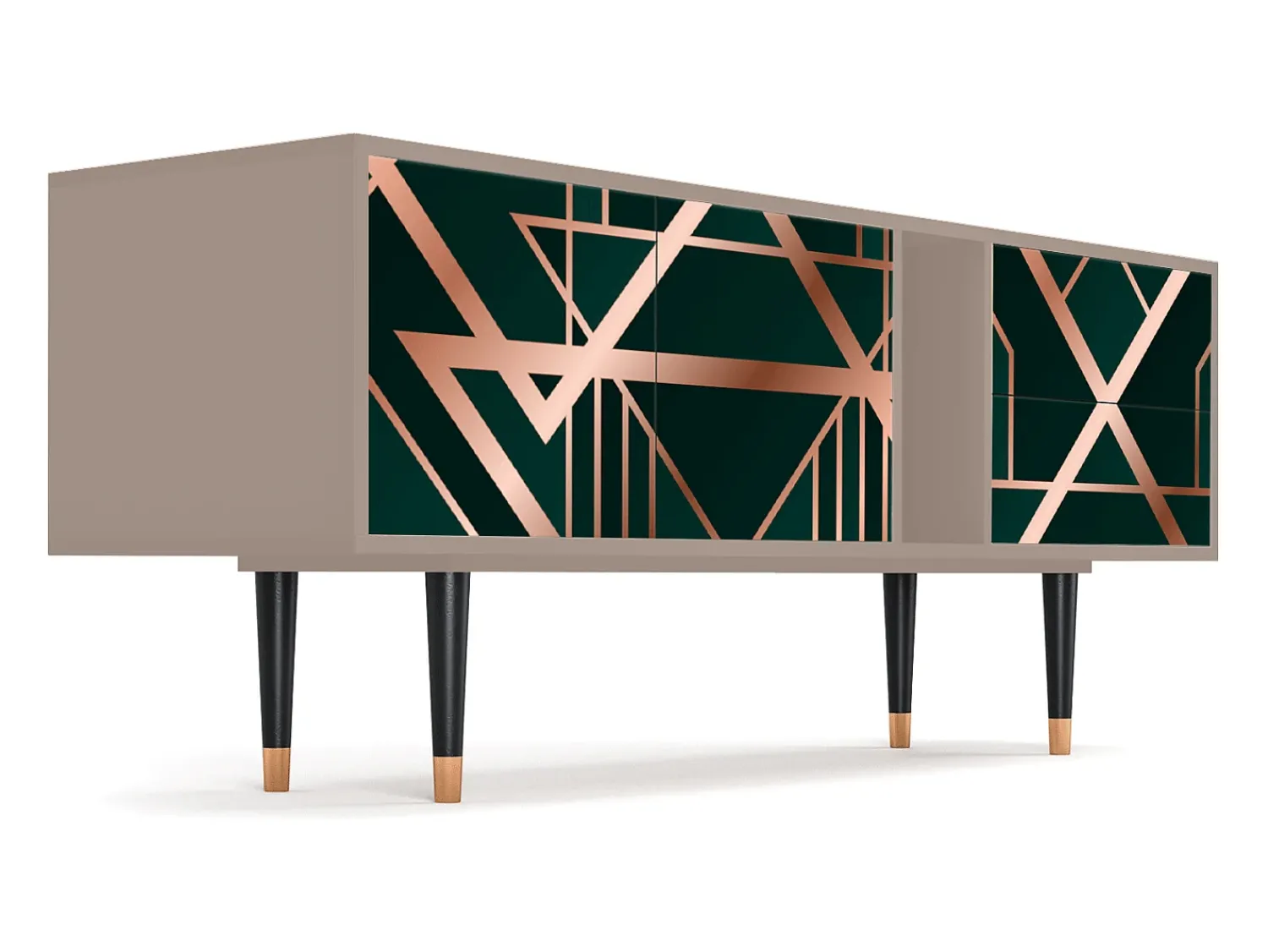 Móvel De Tv* Mueble de TV - 170х69х48 cm - T1 - Emerald Gatsby, Latte Bege