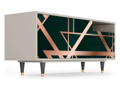Hot Mueble de TV - 125х56х41 cm - T7 - Emerald Gatsby, Areia Bege