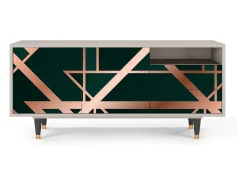 Hot Mueble de TV - 125х56х41 cm - T7 - Emerald Gatsby, Areia Bege