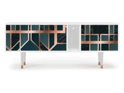 Mueble de TV - 170х69х48 cm - T1 - Emerald Metro, Branco^ Móvel De Tv