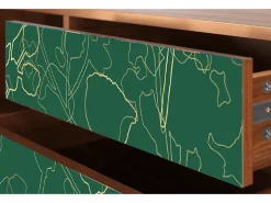 Mueble de TV - 170х59х48 cm - T4 - Emerald Forest, Nogueira^ Móvel De Tv