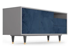Móvel De Tv* Mueble de TV - 125х56х41 cm - T7 - Endless Galaxi, Cinza Cinzento