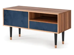 Móvel De Tv* Mueble de TV - 115х59х48 cm - T3 - Endless Galaxi, Nogueira Castanho