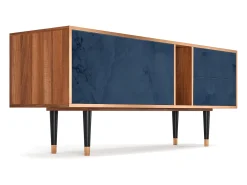 Móvel De Tv| Mueble de TV - 170х69х48 cm - T1 - Endless Galaxi, Nogueira Castanho