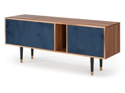 Móvel De Tv| Mueble de TV - 170х69х48 cm - T1 - Endless Galaxi, Nogueira Castanho