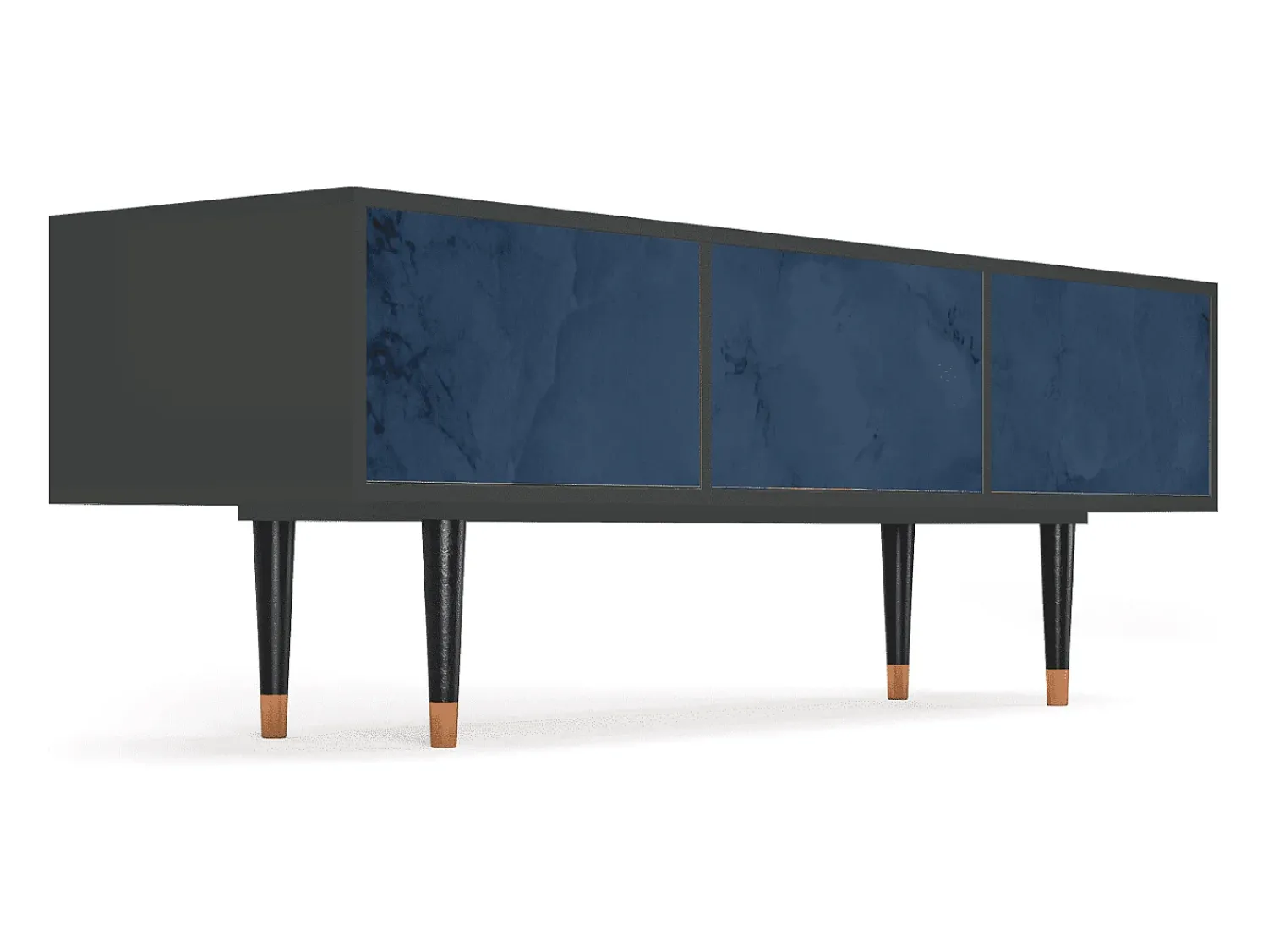 Móvel De Tv| Mueble de TV - 170х59х48 cm - T4 - Endless Galaxi, Antracite Cinza antracite