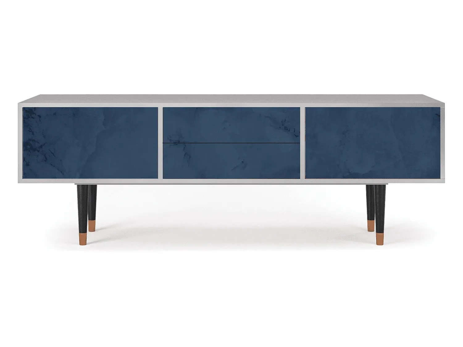 Móvel De Tv* Mueble de TV - 170х59х48 cm - T4 - Endless Galaxi, Cinza Cinzento