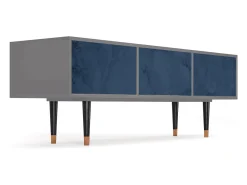 Móvel De Tv* Mueble de TV - 170х59х48 cm - T4 - Endless Galaxi, Cinza Cinzento