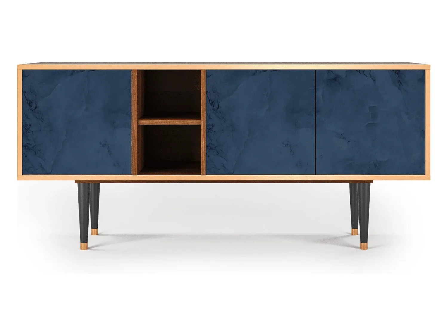 Online Mueble de TV - 150х69х41 cm - T5 - Endless Galaxi, Nogueira Castanho