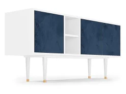 Móvel De Tv| Mueble de TV - 150х69х41 cm - T5 - Endless Galaxi, Branco Bege