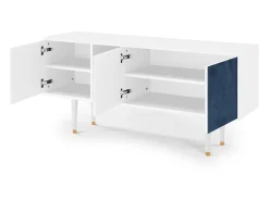 Móvel De Tv| Mueble de TV - 150х69х41 cm - T5 - Endless Galaxi, Branco Bege