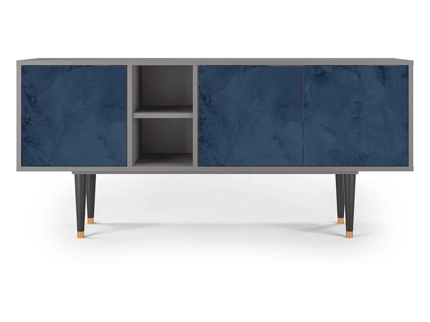 Online Mueble de TV - 150х69х41 cm - T5 - Endless Galaxi, Cinza Cinzento
