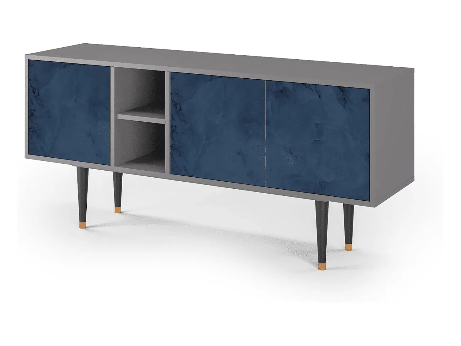 Online Mueble de TV - 150х69х41 cm - T5 - Endless Galaxi, Cinza Cinzento