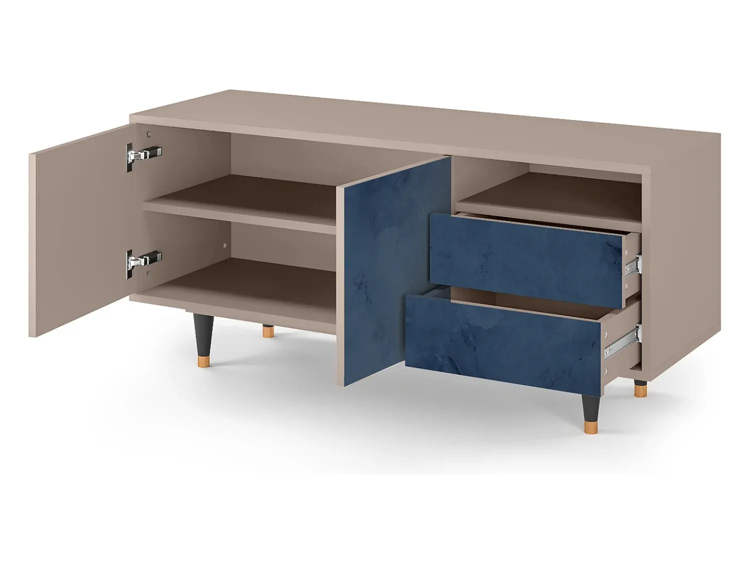 Mueble de TV - 125х56х41 cm - T7 - Endless Galaxi, Latte^ Móvel De Tv