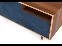 Móvel De Tv| Mueble de TV - 125х56х41 cm - T7 - Endless Galaxi, Nogueira Castanho