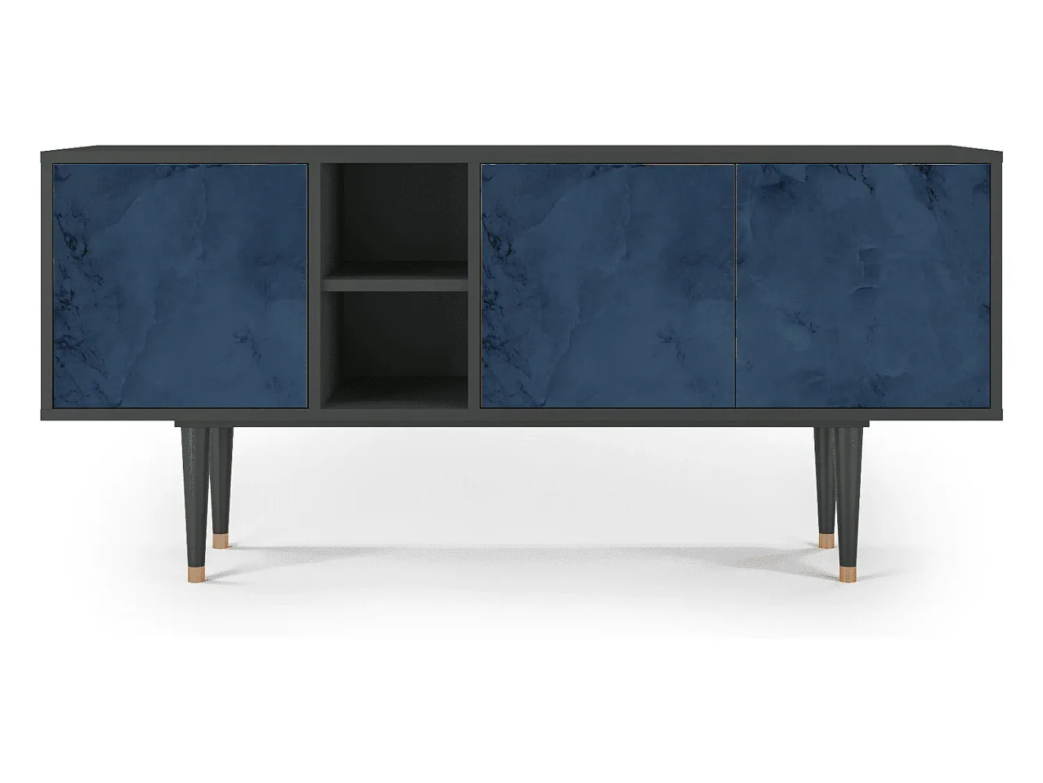 Mueble de TV - 150х69х41 cm - T5 - Endless Galaxi, Antracite^ Móvel De Tv