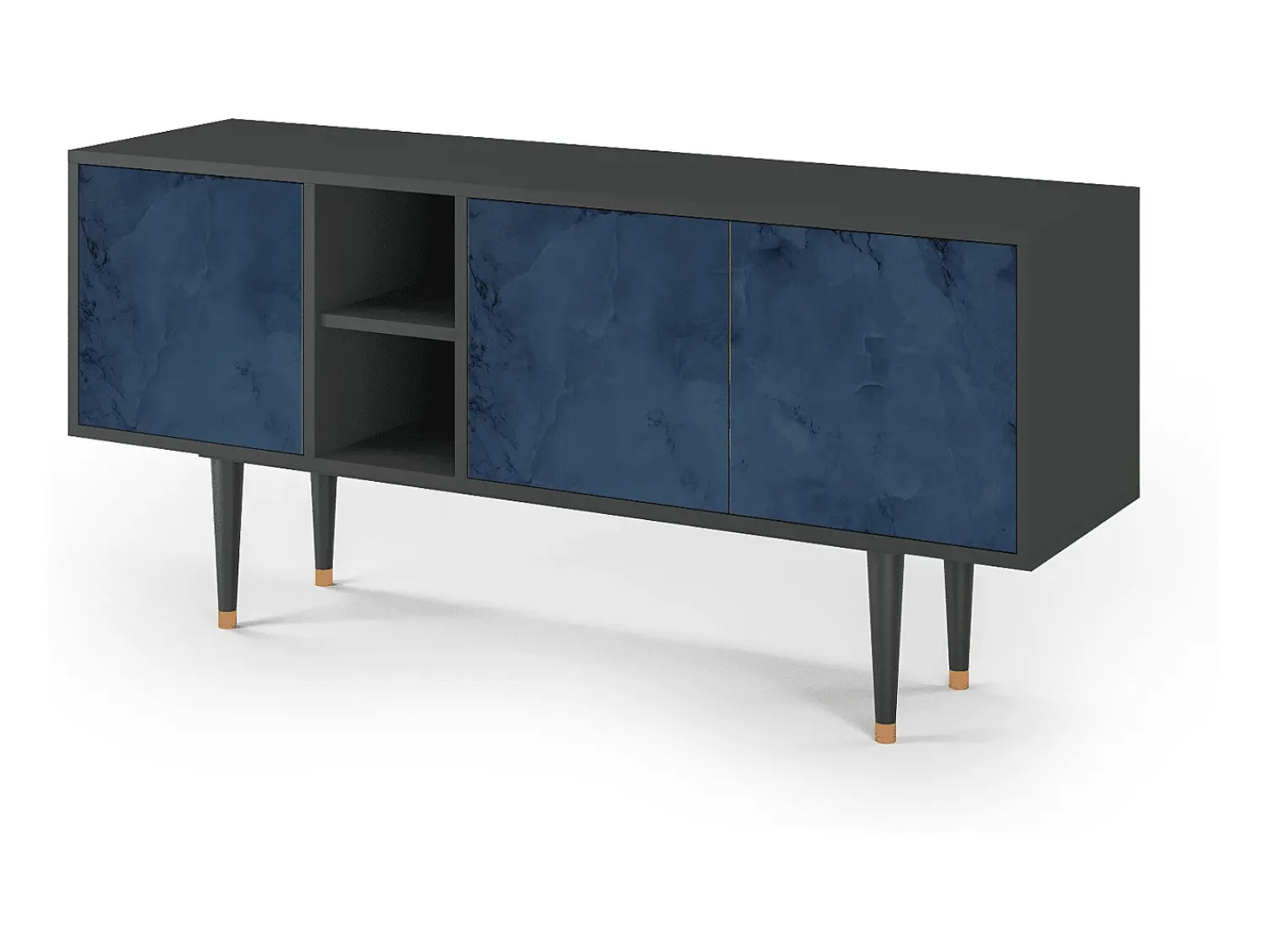 Mueble de TV - 150х69х41 cm - T5 - Endless Galaxi, Antracite^ Móvel De Tv