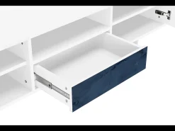 Móvel De Tv| Mueble de TV - 170х59х41 cm - T6 - Endless Galaxi, Branco Bege