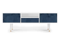 Móvel De Tv| Mueble de TV - 170х59х41 cm - T6 - Endless Galaxi, Branco Bege