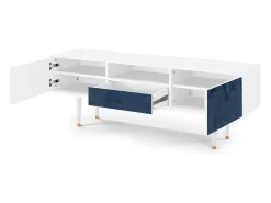 Móvel De Tv| Mueble de TV - 170х59х41 cm - T6 - Endless Galaxi, Branco Bege