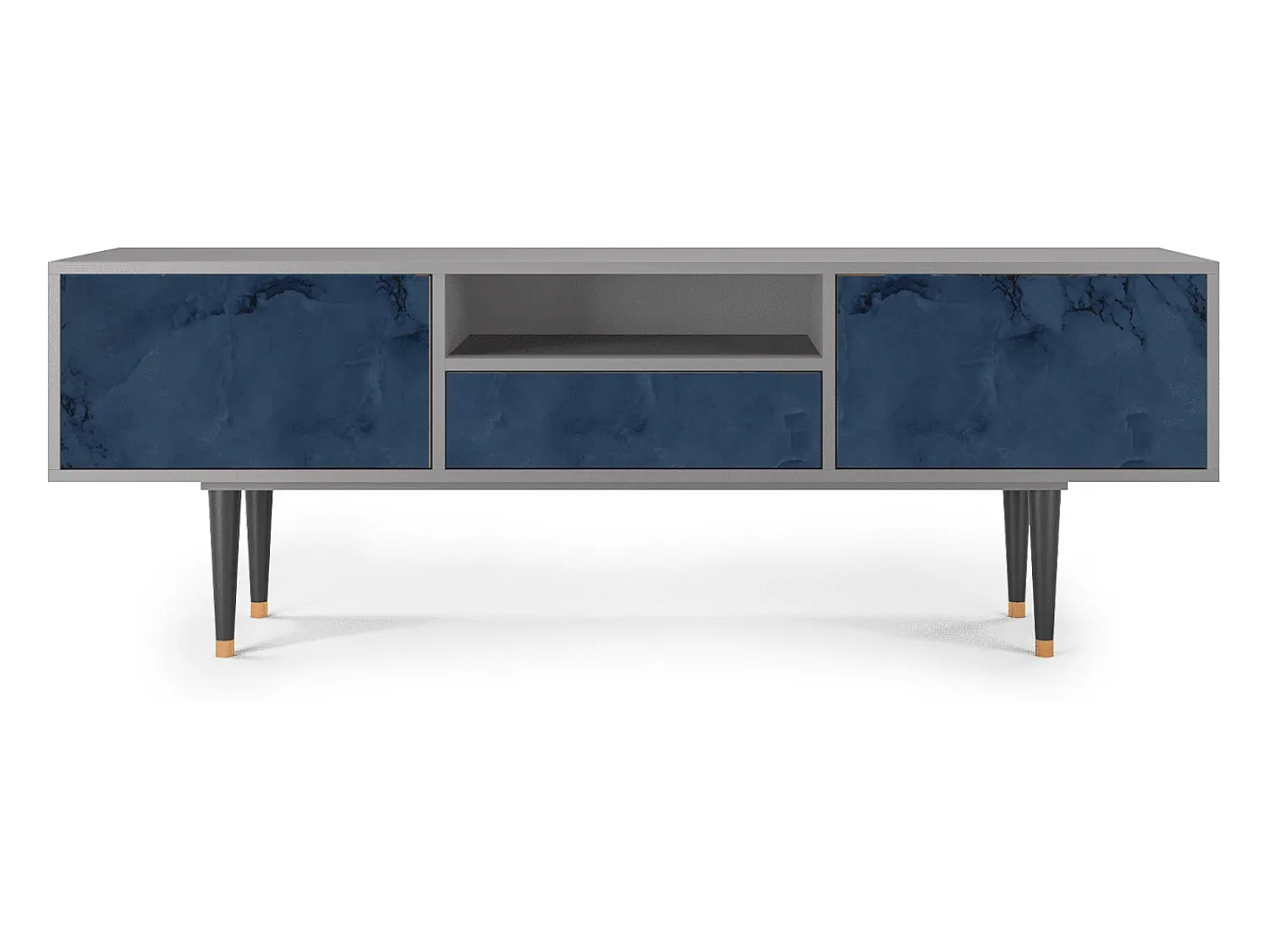 Mueble de TV - 170х59х41 cm - T6 - Endless Galaxi, Cinza^ Móvel De Tv