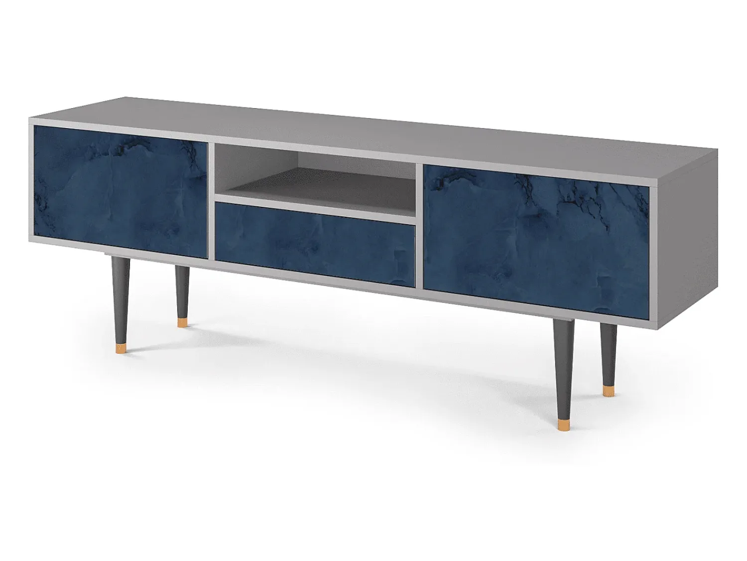 Mueble de TV - 170х59х41 cm - T6 - Endless Galaxi, Cinza^ Móvel De Tv