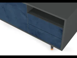 Mueble de TV - 125х56х41 cm - T7 - Endless Galaxi, Antracite Cinza antracite