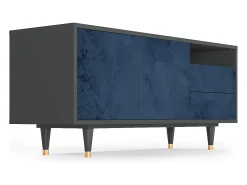 Mueble de TV - 125х56х41 cm - T7 - Endless Galaxi, Antracite Cinza antracite