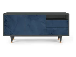 Mueble de TV - 125х56х41 cm - T7 - Endless Galaxi, Antracite Cinza antracite