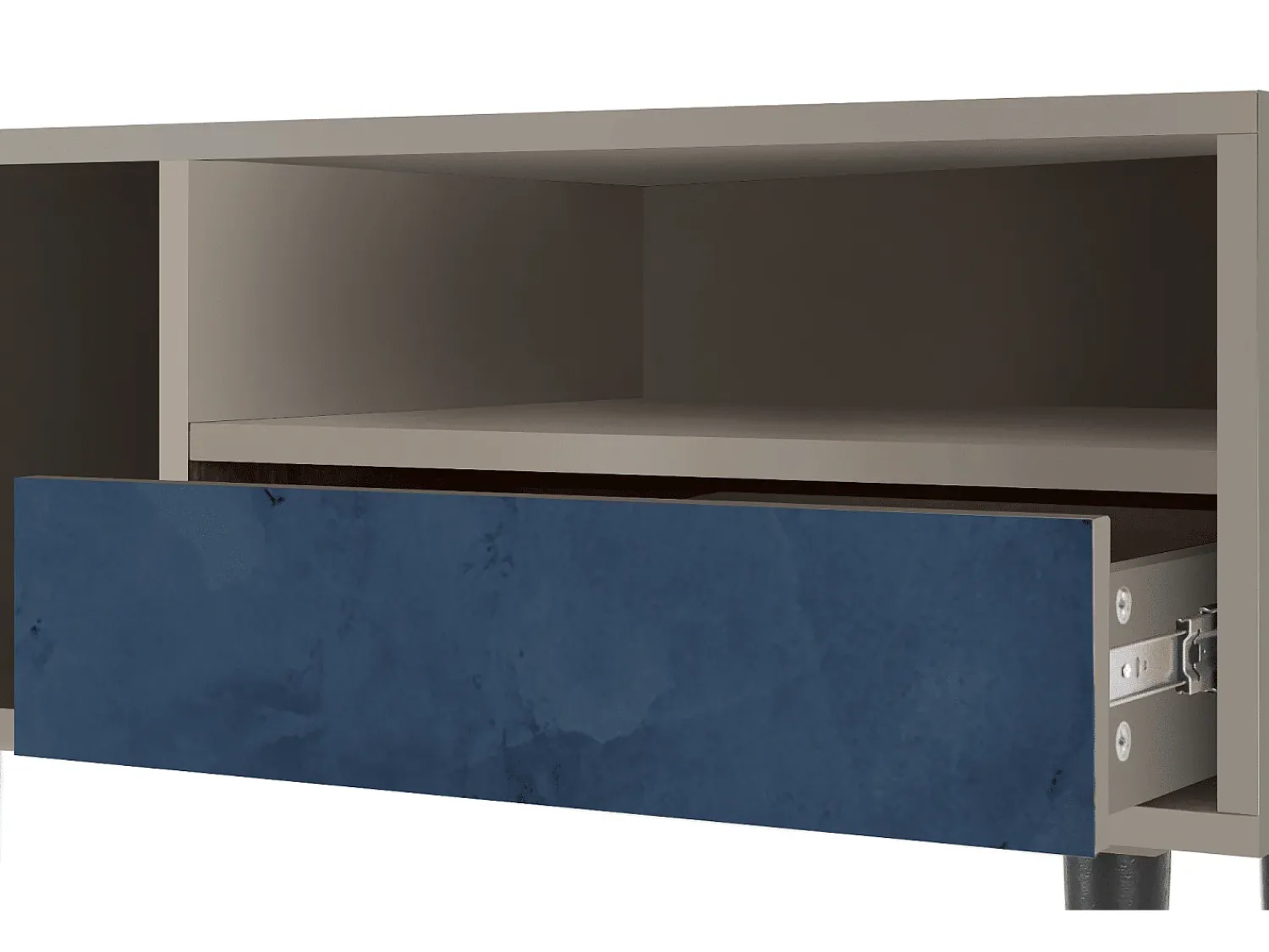 New Mueble de TV - 115х59х48 cm - T3 - Endless Galaxi, Areia Bege