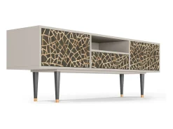 Móvel De Tv| Mueble de TV - 170х59х41 cm - T6 - Enlarged Leaf, Areia Bege