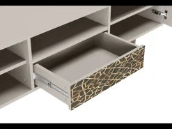 Móvel De Tv| Mueble de TV - 170х59х41 cm - T6 - Enlarged Leaf, Areia Bege