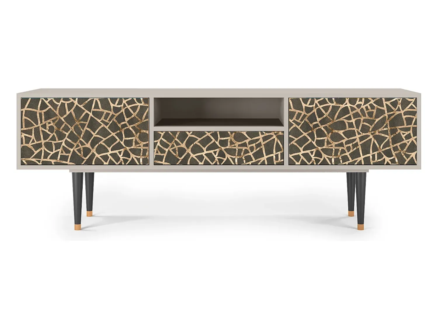 Móvel De Tv| Mueble de TV - 170х59х41 cm - T6 - Enlarged Leaf, Areia Bege